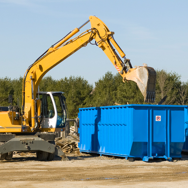 can i choose the location where the residential dumpster will be placed in Rockville Utah